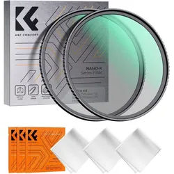 LuxusKollektion Nano-K Black-Mist 1/4 & 1/8 Filter Set 82mm Effektfilter Promist Effektfilter