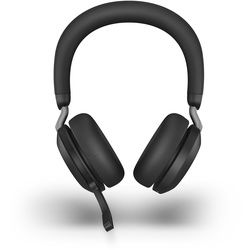 Jabra Evolve2 75 Headset, USB-A Kabellos, Bluetooth, Schwarz MS zertifiziert