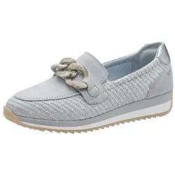 Tamaris WIDE FIT Slipper T-FLOW EFFECT blau|braun 41 EU