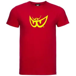 Berik The Eye T-Shirt, rot-gelb, Größe XL für Männer