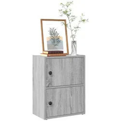vidaXL Bücherregal NA Bücherregal Grau Sonoma 40x24x52 cm Spanplatte grau