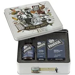 Proraso Herrenpflege Azur-LimeGeschenkset Beard Wash 200 ml + Beard Balm 100 ml + Beard Oil 30 ml 1 Stk.