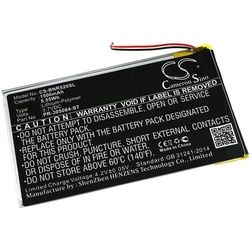 Akku passend für E-Book Reader Barnes & Noble GlowLight 3, BNRV520, Typ PR-305084-ST 3,7 Volt 1500mAh