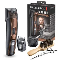 Remington Bartschneider MB4046 Barttrimmer mit XL-Kamm für Vollbart Schere, Trimmaufsatz, Bartkamm, Akku/Netz