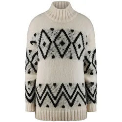 Pullover Stehkragen aus Schurwolle und Kaschmi include weiss