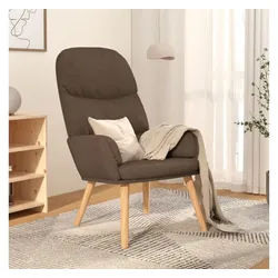 vidaXL Relaxsessel, Relaxsessel Taupe Stoff