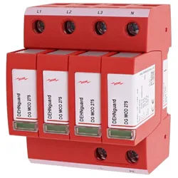 Dehn 952400 Überspannungsableiter Typ 2 DEHNguard M 4-polig für TN-S-Systeme, 4-poliger Überspannungsschutz für TN-S-Systeme, modular und steckbar – einfacher Wartungstausch