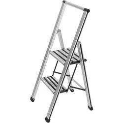 Wenko Alu-Design Klapptrittleiter 2-stufig