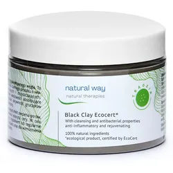 Schwarze Heilerde Ecocert gegen Akne - Natural Way 150 ml