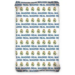 Real Madrid Spannbettlaken Real Madrid Bettlaken 90x200x25cm