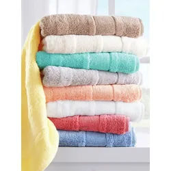 Duschtuch ca. 80x160cm Cawö gelb