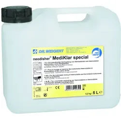 Dr. Weigert neodisher MediKlar special Nachspülmittel, Flüssigkonzentrat zur maschinellen Aufbereitung von Instrumenten, 5 Liter - Kanister