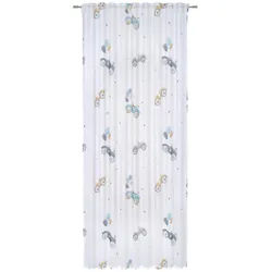 Ben'n'jen Kindervorhang , Blau, Beige , Textil , 140x245 cm , Oeko-Tex® Standard 100 , mit Kombiband , Schlafen, Babybettausstattung, Kindervorhänge