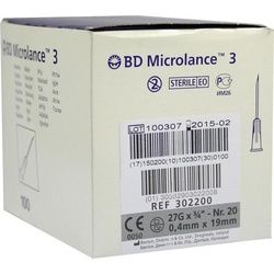 BD MICROLANCE 27G KAN 3/4