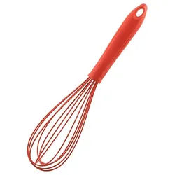 Kochblume Schneebesen L, Kein Verkratzen von empfindlichen Oberflächen rot 6 cm x 29.5 cm