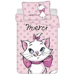 Disney Kinderbettwäsche Disney Marie Merci Kinderbettwäsche 100x135cm rosa