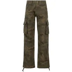 Alpha Industries Cargohose »ALPHA INDUSTRIES Men - Pants Jet Pant Camo« Alpha Industries olive camo 30