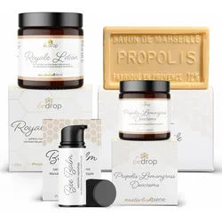 bedrop: Summer Care Set | Bee Balm, Deocreme, Seife und Royale Lotion 4 St