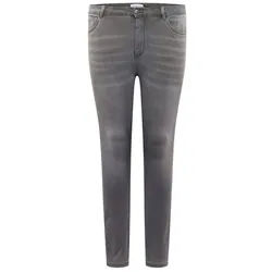 ONLY CARMAKOMA Skinny-fit-Jeans Augusta (1-tlg) Plain/ohne Details, Weiteres Detail grau 46