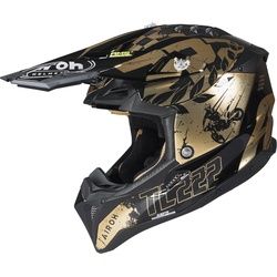 Airoh Aviator 3 TC 222 The Legend Motocross Helm, schwarz-gold, Größe M