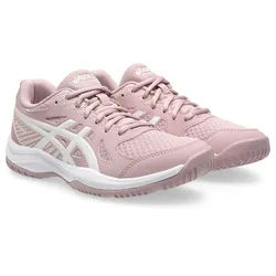 Hallenschuh ASICS "UPCOURT 6", Damen, Gr. 40, morganite, weiß, Textil, Schuhe Hallenschuh, besonders geeignet für Handball und Volleyball
