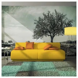 Basera® Fototapete 100403-211 blau|grau 3,50 m x 2,70 m