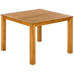 Gardenson Gartentisch , Akaziefarben , Holz , Akazie , massiv , rechteckig , eckig , 110x75x110 cm , Fsc , Holzmöbel, Holztische, Gartentische Holz