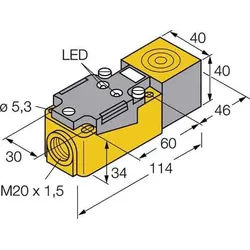 Turk, Bewegungsmelder, TURCK NI35-CP40-AP6X2 Induktiver Sensor NI35CP40AP6X2