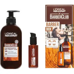 L'ORÉAL PARIS MEN EXPERT Bartpflege-Set BARBER CLUB EXKLUSIVES BARTPFLEGE SET, 2-tlg., mit Bartöl weiß