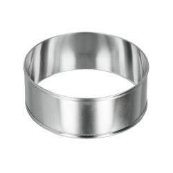 Metaltex Allzweck - Kochringe, Inox-Edelstahl, rund, Speiseringe ideal für die Dekoration von Reis, Fleisch, Fisch und Desserts, 2-teiliges Set, ø 8,5 x 3 cm