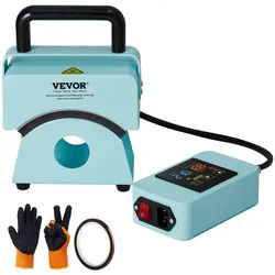 VEVOR Cap Hitzepresse Transferpresse Sublimationstransfer Hutpresse 15x8cm Blau