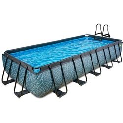 Exit Pool-Set , Grau , Kunststoff , 320x100x610 cm , Ce , Freizeit & Co, Pools & Wasserspass