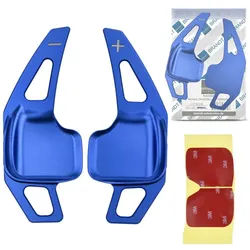 BRANDT AUTOMOTIVE Lenkeradapter Auto Lenkrad Schaltwippen Verlängerung SET Aluminium BLAU, (2-tlg., für BMW 1er F20 F21 2er F22 F23 F45 F46 3er F30 F31 F34 4er F32 F3) blau