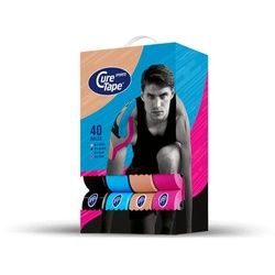 CureTape® Big Boy Sports Kinesiotape, 40 Rollen - 4 Gratis + 25% Klebekraft St