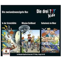 United Soft Media Hörspiel Die drei ??? Kids - 3er Box 22 (Folgen 64, 65, 66)