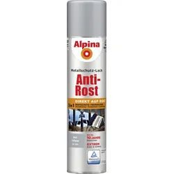 Alpina Sprühmetallschutz-Lack Anti Rost 400 ml hellgrau matt