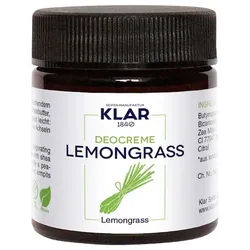 Klar-Seifen Pflege Feste-DeocremeLemongras 30 ml
