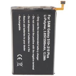 Akku passend für Samsung Galaxy S10+, S10 Plus, Li-Polymer, 3,85V, 3500mAh, 13,5Wh, built-in, ohne Werkzeug