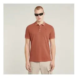 G-Star für Herren. D11595-D756-H034 Polo Dunda rot (XXL), Lässig, Kurzarm, Bio-Baumwolle, Nachhaltig