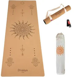 Divasya Kork-Yogamatte 1 St