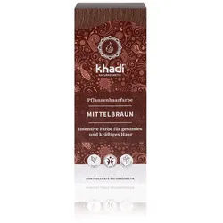 Khadi - Pflanzenhaarfarbe Mittelbraun 100 g