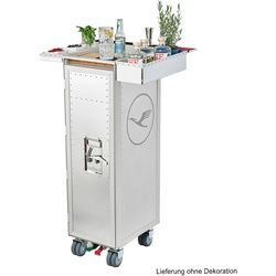 rivet rocker new classic Lufthansa gin upgrade Flugzeugtrolley