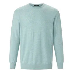 Le pull à encolure arrondie Peter Hahn Cashmere turquoise