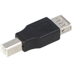 USB 2.0 Hi-Speed Adapter mit A Buchse auf B Stecker