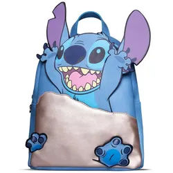 Lilo & Stitch Rucksack Beach Day, Cute Kawaii Disney blau