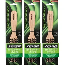 Trisa Natural Brillance Medium Haarbürste