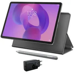 Lenovo Idea Tab 8GB 128GB + Folio & Adaptor Processeur MediaTek Dimensity 6300 2,40 GHz , Android 15 or Later, 128 Go UFS