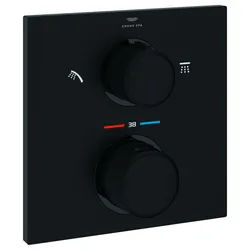 GROHE Thermostat-Brausebatterie Allure 29181_2, FMS für Rapido SmartBox phantom black, 29181KF2 29181KF2