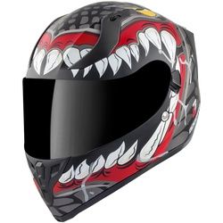 Bogotto V128 Naga Helm, schwarz-rot, Größe XL für Männer