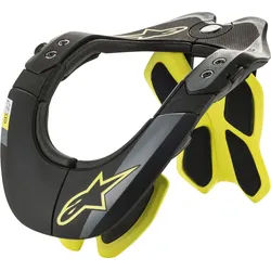 Alpinestars BNS Tech-2, Nackenstütze - Schwarz/Neon-Gelb - XS/M